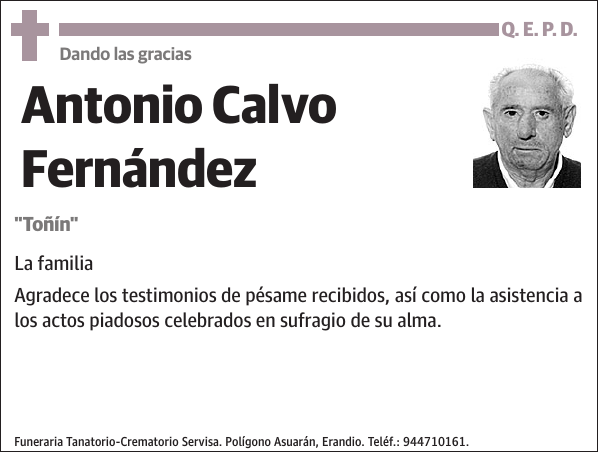 Antonio Calvo Fernández