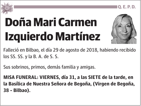 Mari Carmen Izquierdo Martínez