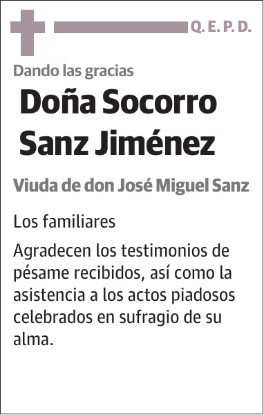 Socorro Sanz Jiménez