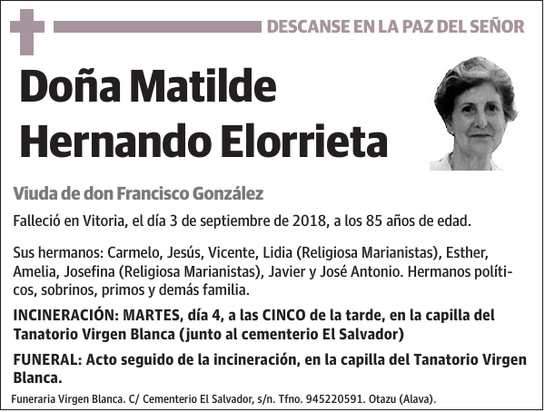 Matilde Hernando Elorrieta