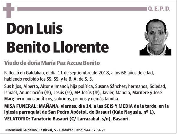 Luis Benito Llorente