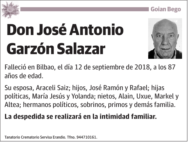 José Antonio Garzón Salazar