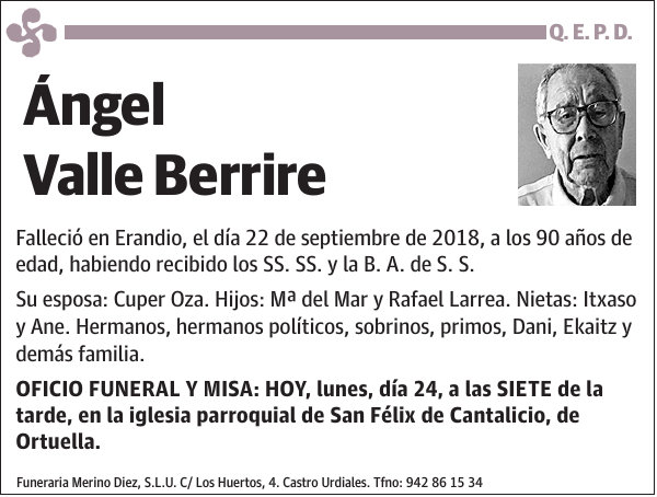 Ángel Valle Berrire