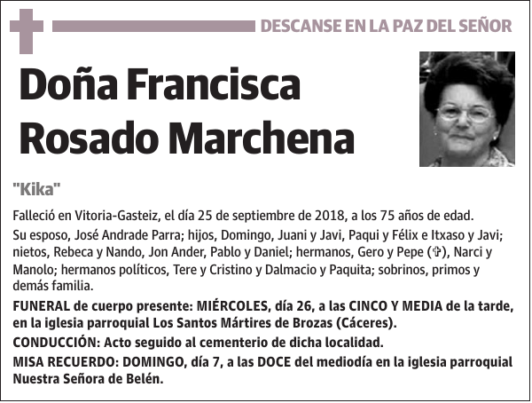 Francisca Rosado Marchena