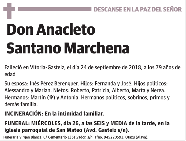 Anacleto Santano Marchena