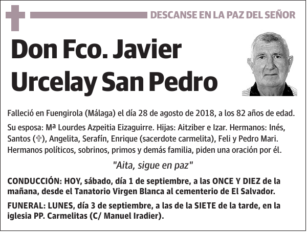 Fco. Javier Urcelay San Pedro