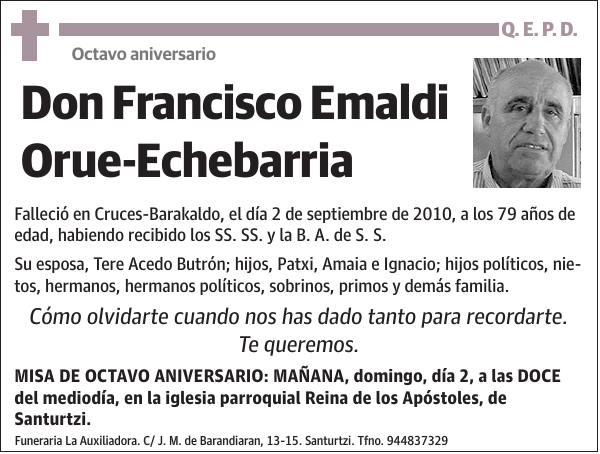 Francisco Emaldi Orue-Echebarria