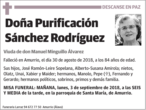 Purificación Sánchez Rodríguez