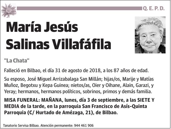 María Jesús Salinas Villafáfila