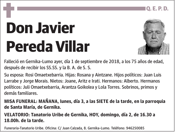 Javier Pereda Villar