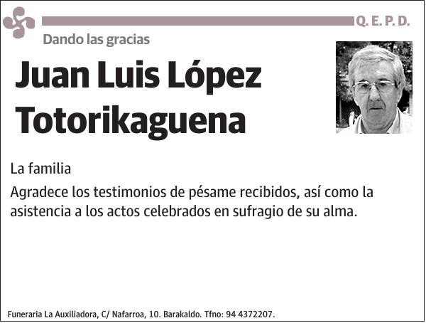 Juan Luis López Totorikaguena