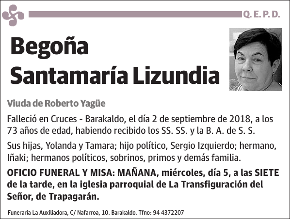 Begoña Santamaría Lizundia