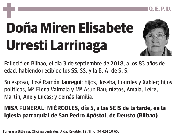 Miren Elisabete Urresti Larrinaga