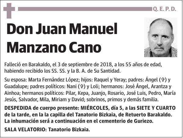 Juan Manuel Manzano Cano