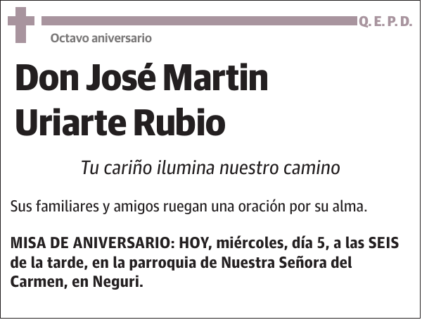 José Martin Uriarte Rubio