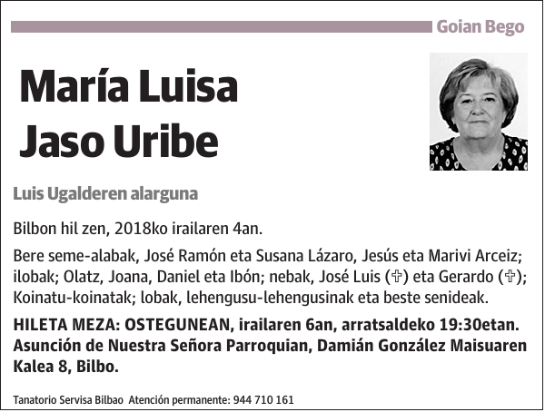 María Luisa Jaso Uribe