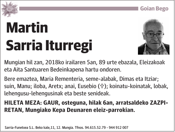 Martin Sarria Iturregi