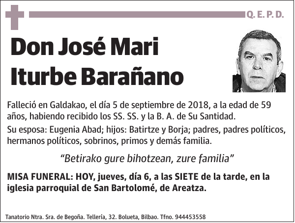 José Mari Iturbe Barañano