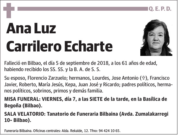 Ana Luz Carrilero Echarte