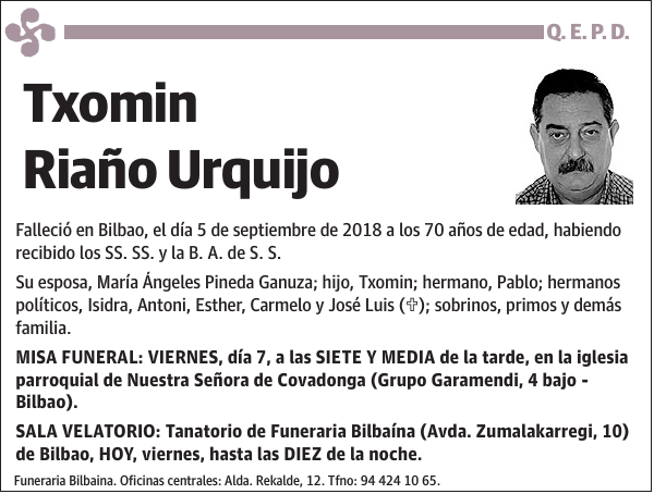 Txomin Riaño Urquijo