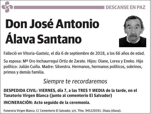 José Antonio Álava Santano