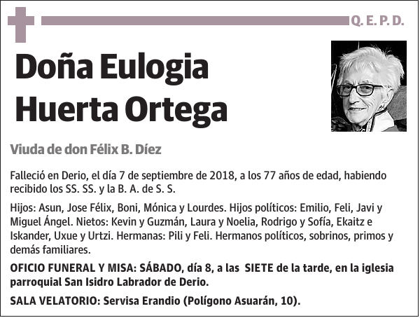 Eulogia Huerta Ortega