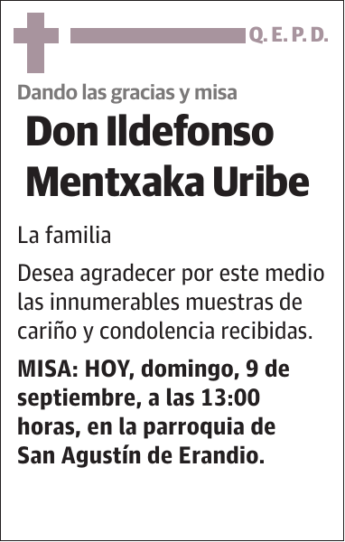 Ildefonso Mentxaka Uribe