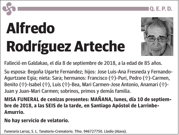 Alfredo Rodríguez Arteche