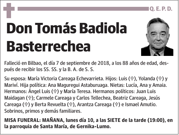 Tomás Badiola Basterrechea