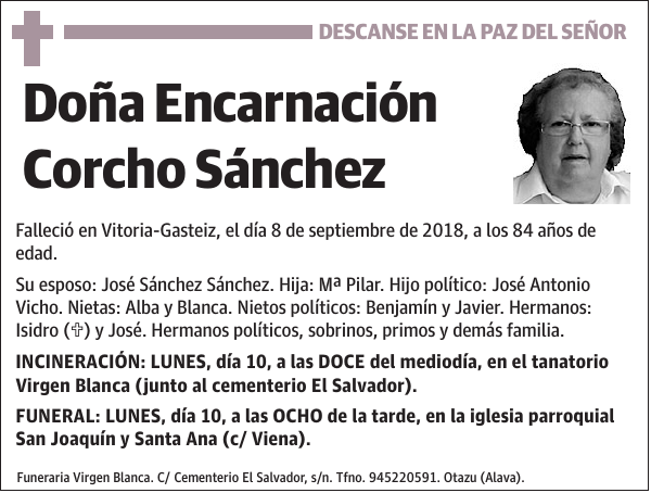 Encarnación Corcho Sánchez