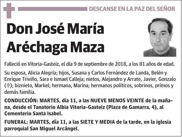 José María Aréchaga Maza