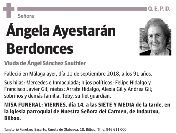 Ángela Ayestarán Berdonces