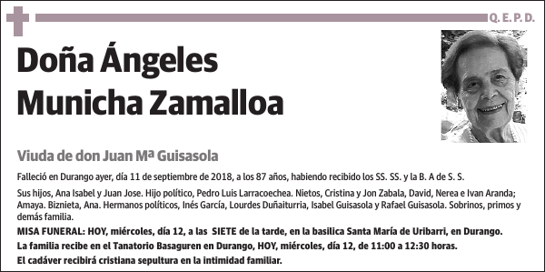 Ángeles Municha Zamalloa