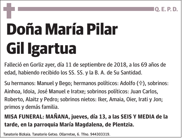 María Pilar Gil Igartua