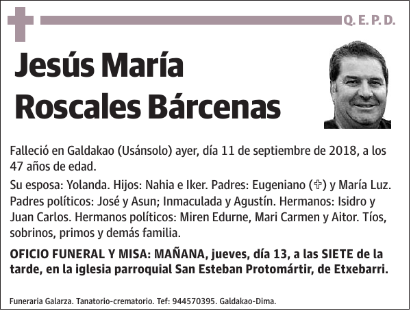 Jesús María Roscales Bárcenas