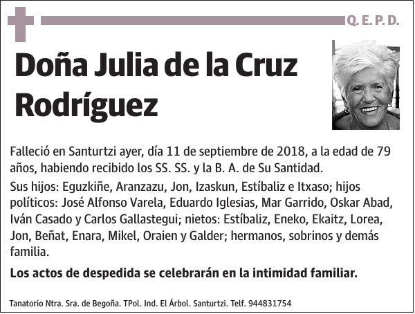 Julia de la Cruz Rodríguez