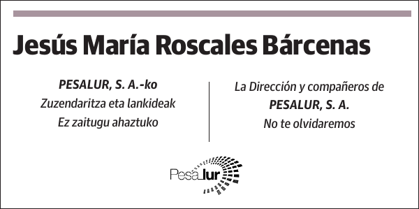 Jesús María Roscales Bárcenas