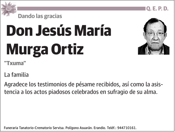 Jesús María Murga Ortiz