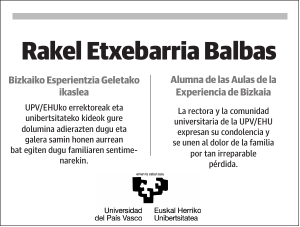 Rakel Etxebarria Balbas