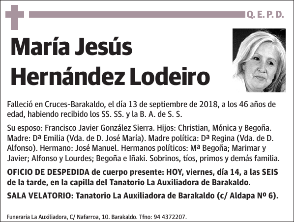 María Jesús Hernández Lodeiro