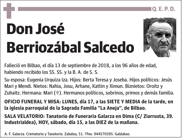 José Berriozábal Salcedo