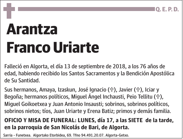 Arantza Franco Uriarte