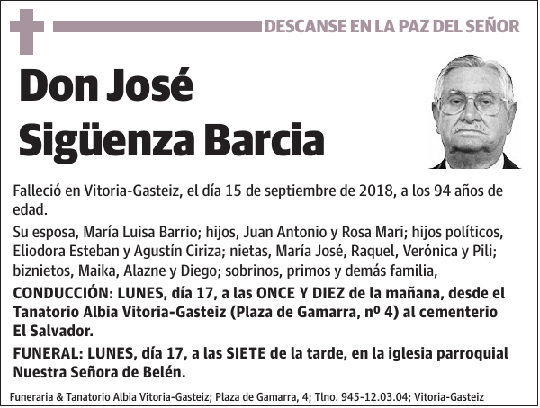 José Sigüenza Barcia