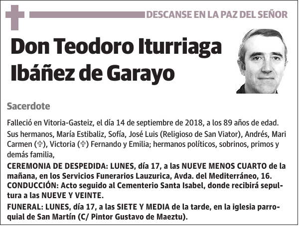 Teodoro Iturriaga Ibáñez de Garayo