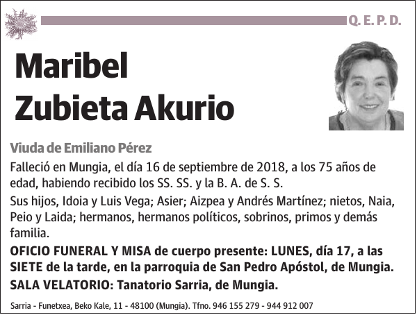 Maribel Zubieta Akurio