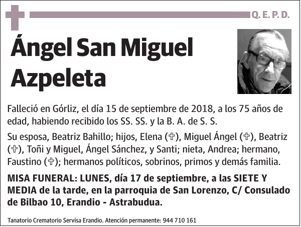 Ángel San Miguel Azpeleta