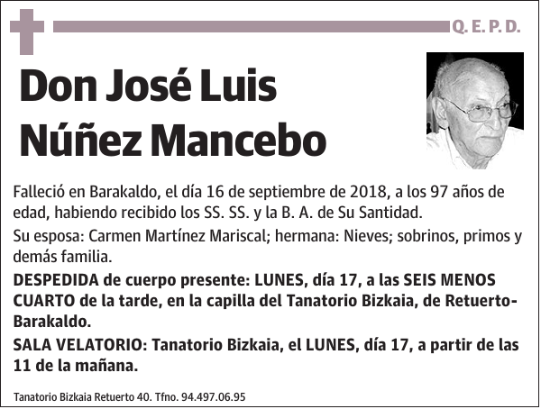 José Luis Núñez Mancebo