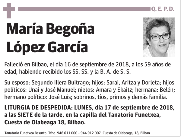 María Begoña López García