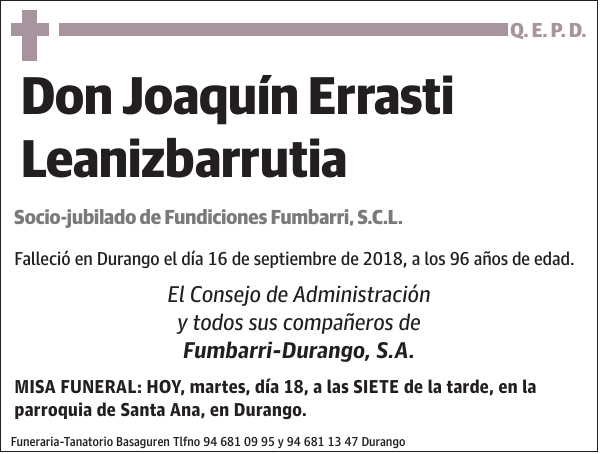 Joaquín Errasti Leanizbarrutia