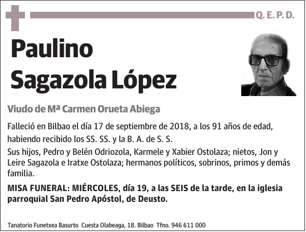 Paulino Sagazola López